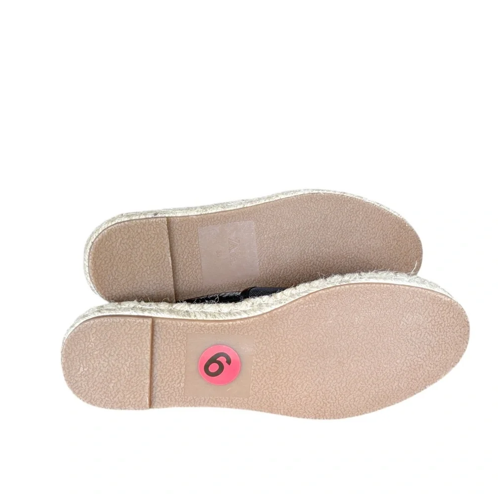 Zara Mesh Jute Sole Espadrilles